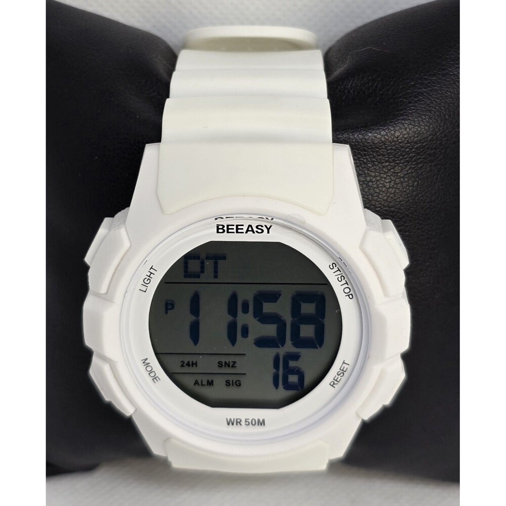 Men's Beeasy Aw03 Digital  Waterproof Stopwatch Alarm Countdown Timers Watch 05 - Picture 4 of 8